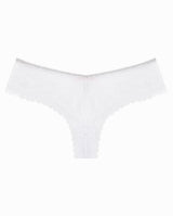 Areca Lace Tanga - White