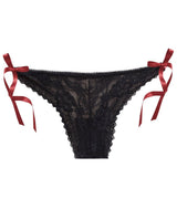 Eucalyptus Tie-Side Panty - Black
