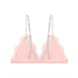 Violet Sparkly Bralette - Baby Pink