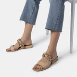 Persey Sandals - Fawn Calf Hair