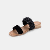Persey Sandals - Fawn Calf Hair