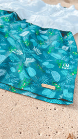 Shark Swim Trunks - Green Monkey