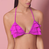 Triangle Ruffle - Pink