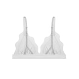 Violet Sparkly Bralette - White