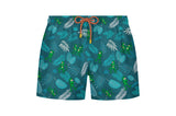 Turtle Swim Trunks - Green Monkey